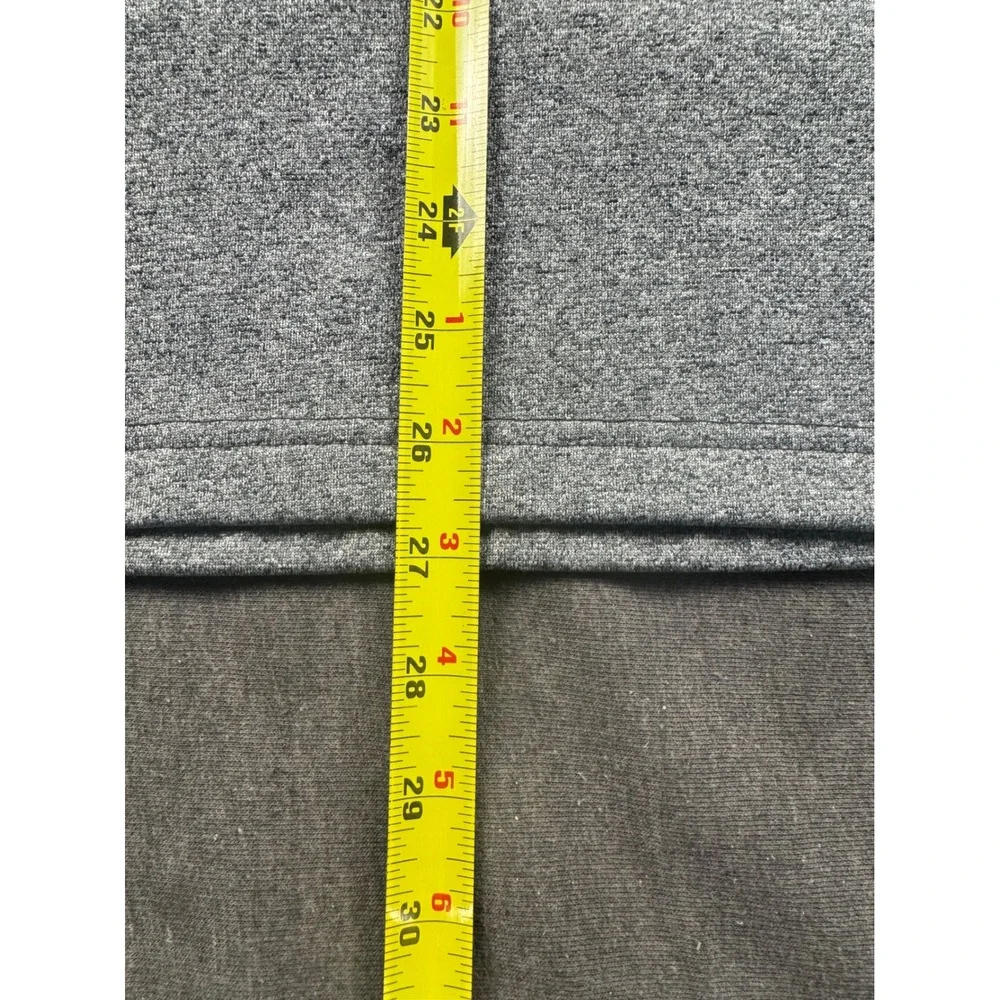 Eddie‎ Bauer First Ascent Mens Large Gray Quarter Zip Fleece Pullover Jacket